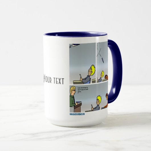 Ontwerp grote Mok voor papieren vliegtuigen (Voorkant rechts)