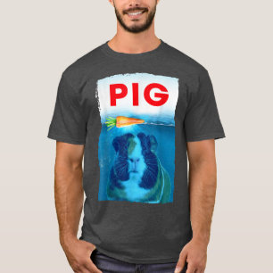 Ontwerp Guinee Varkens Vintag Films Love Animal Ar T-shirt