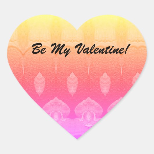 Ontwerp Hart Sticker (Voorkant)