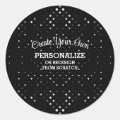 Ontwerp helemaal opnieuw - ronde sticker (Voorkant)