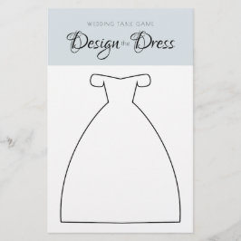 Ontwerp het dress-weddenschapsspel zwart-wit