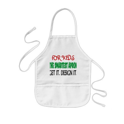 Ontwerp het leuke schort van uw kind (Voorkant)