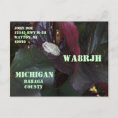 Ontwerp het Uw Eigen Op van de Exploitant van de Briefkaart (Voorkant)