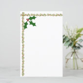 Ontwerp Holly Leaves (met overeenkomende items) (Staand voorkant)