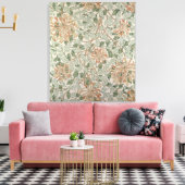 Ontwerp 'Honeysuckle II' Canvas Afdruk (Insitu (Woonkamer))