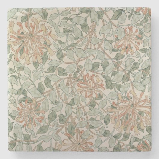 Ontwerp 'Honeysuckle II' Stenen Onderzetter (Voorkant)