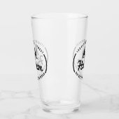 Ontwerp ID304 ovaal met sparrenbomen Glas (Links)