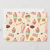 Ontwerp ijszaak bakverkoop kaart (Achterkant)