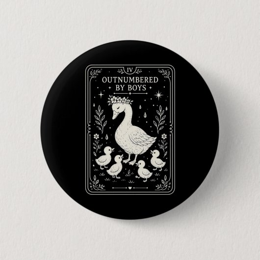 Ontwerp in de Minderheid 8 Ronde Button 5,7 Cm (Voorkant)