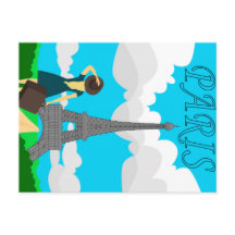 Ontwerp in de retro-stijl van Parijs