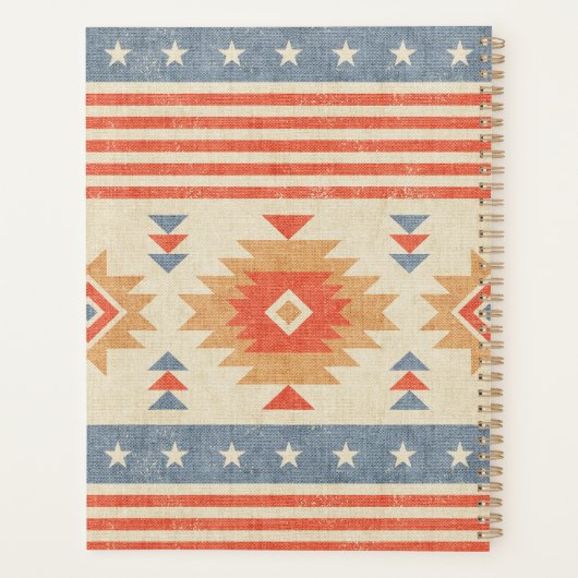  ontwerp in de stijl van de indianen. planner (Achterkant)