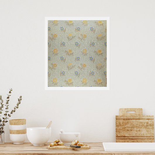 Ontwerp in poedervorm (textiel) poster (Keuken)