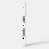 Ontwerp in zwart-wit Case-Mate iPhone case (Achterkant / Rechts)