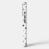 Ontwerp in zwart-wit Case-Mate iPhone case (Achterkant / Links)