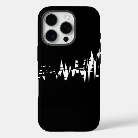 Ontwerp in zwart-wit Case-Mate iPhone case (Achterkant)