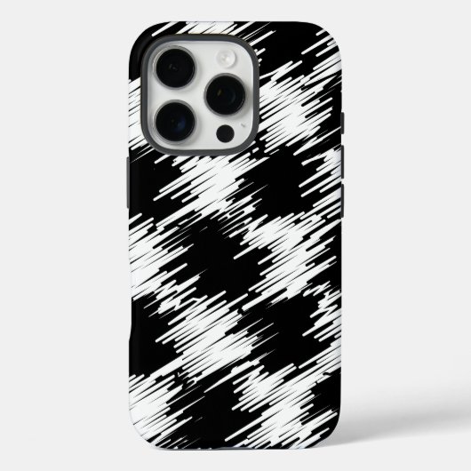 Ontwerp in zwart-wit Case-Mate iPhone case (Achterkant)