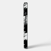 Ontwerp in zwart-wit Case-Mate iPhone case (Achterkant / Links)
