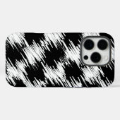 Ontwerp in zwart-wit Case-Mate iPhone case (Achterkant (horizontaal))