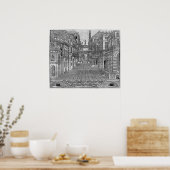 Ontwerp instellen voor een tragische scène poster (Keuken)