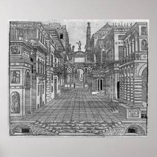 Ontwerp instellen voor een tragische scène poster
