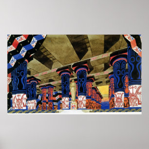 Ontwerp instellen voor "Phedre" door Jean Racine 1 Poster