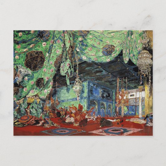 Ontwerp instellen voor 'Scheherazade' Briefkaart (Voorkant)