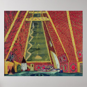 Ontwerp instellen voor 'Thamar', 1912 Poster
