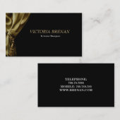 Ontwerp interieurontwerper gordijn decorator visitekaartje (Voorkant / Achterkant)