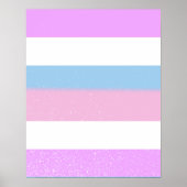 ONTWERP INTERSEX PRIDE STRIPES POSTER (Voorkant)