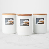 Ontwerp je droom - 3x2 SALT containerlabel Voedselcontainer Etiket (Flessen)