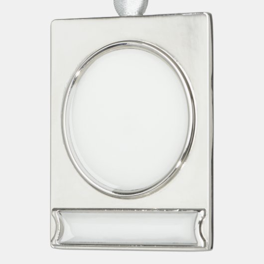 Ontwerp je droom - Creatieve expressie Verzilverd Banner Ornament (Links)