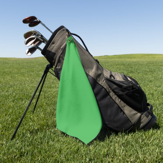 Ontwerp je droom Kelly Green Golfhanddoek (Groen)
