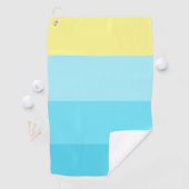 Ontwerp je droomblauwe streep golfhanddoek (Insitu)