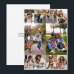 Ontwerp Je Eigen 10 Foto Collage Feestdagenkaart<br><div class="desc">Personaliseer je eigen persoonlijke fotografie. Je kunt dit aangepaste product maken voor speciale gelegenheden zoals huwelijken,  verjaardagen,  Kerstmis,  Feestdagen,  Herdenkingen,  Afstudeerders en meer. Het kan ook worden gegeven als een cadeau aan je beste vriend,  goede vriend,  familie en verwanten.</div>