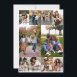 Ontwerp Je Eigen 10 Foto Collage Kaart<br><div class="desc">Personaliseer je eigen persoonlijke fotografie. Je kunt dit aangepaste product maken voor speciale gelegenheden zoals huwelijken, verjaardagen, Kerstmis, feestdagen, herdenkingen, afstuderen, jubilea en meer. Het kan ook worden gegeven als een cadeau aan je beste vriend, goede vriend, familie en verwanten.</div>