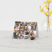 Ontwerp Je Eigen 10 Foto Collage Kaart (Gele Bloem)