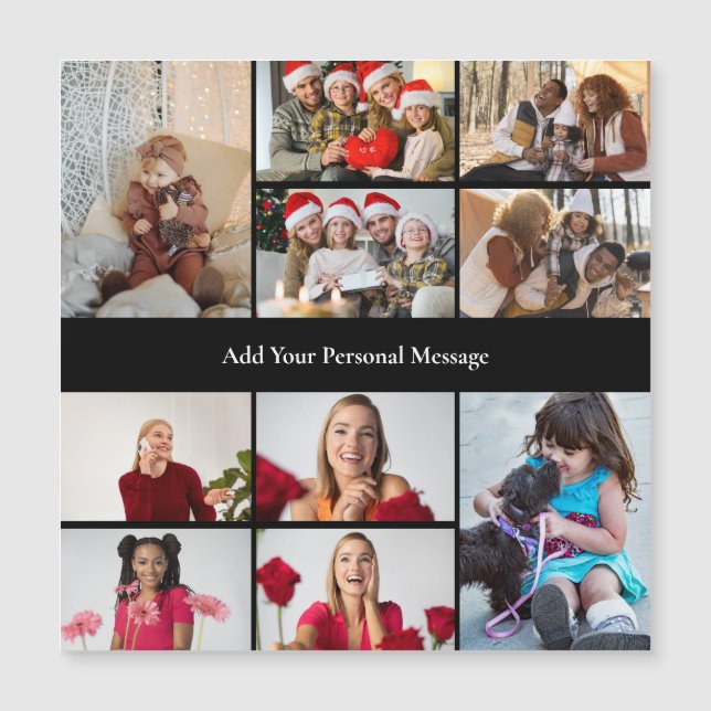 Ontwerp je eigen 10 foto collage Poster (Voorkant)