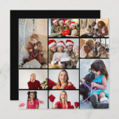 Ontwerp je eigen 10 foto collage Poster Bedankkaart (Voorkant / Achterkant)
