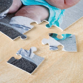 Ontwerp je eigen 10 foto collage Poster Legpuzzel (Zijkant)