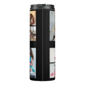 Ontwerp je eigen 10 foto collage Poster Thermosbeker (Achterkant)