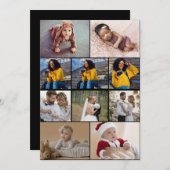 Ontwerp je eigen 10 fotocollage bedankkaart (Voorkant / Achterkant)