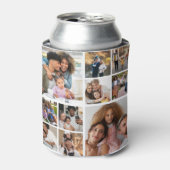 Ontwerp je eigen 10 fotocollage blikjeskoeler (Blikje Voorkant)