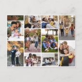 Ontwerp je eigen 10 fotocollage briefkaart (Voorkant)