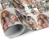 Ontwerp je eigen 10 fotocollage cadeaupapier (Rol Hoek)