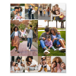 Ontwerp je eigen 10 fotocollage foto afdruk