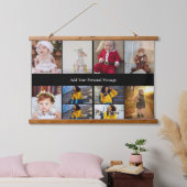 Ontwerp je eigen 10 fotocollage hangend wandkleed (Slaapkamer)
