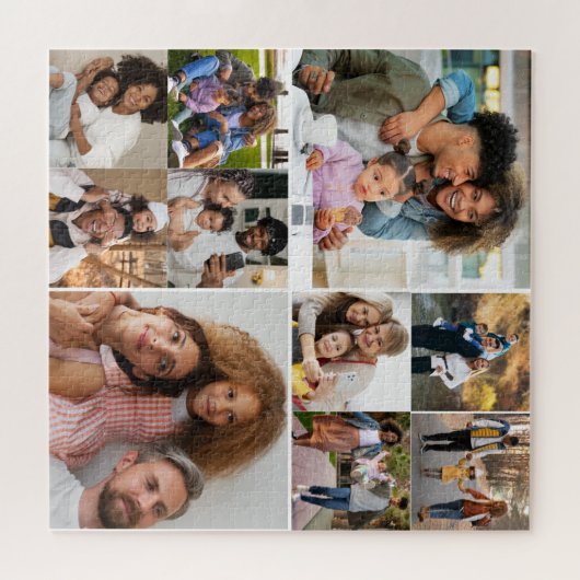 Ontwerp je eigen 10 fotocollage legpuzzel (Horizontaal)