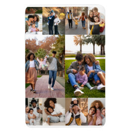 Ontwerp je eigen 10 fotocollage magneet