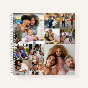 Ontwerp je eigen 10 fotocollage notitieboek