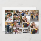 Ontwerp je eigen 10 fotocollage notitiekaartje (Voorkant / Achterkant)